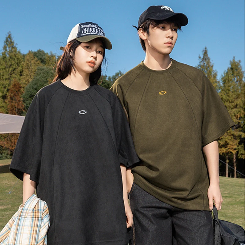 TFETTERS Brand Suede Solid Col - Streetwear Brand Korea ulasan dan harga