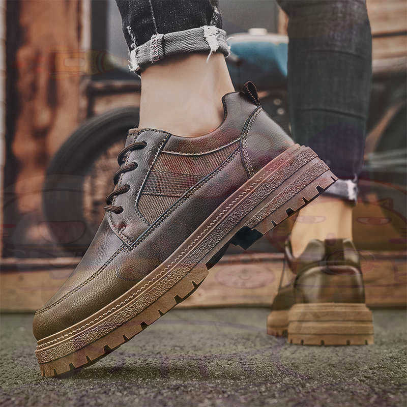 Dark Natural Leather Fashion T - Streetwear Brand Popular ulasan dan harga