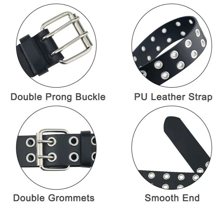 Women Punk Goth Belts Brand Le - Streetwear Brand Belts ulasan dan harga
